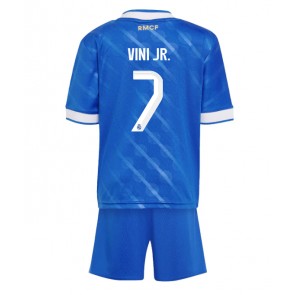 Real Madrid Vinicius Junior #7 Tredjetrøje Børn 2025-26 Kortærmet (+ Korte bukser)
